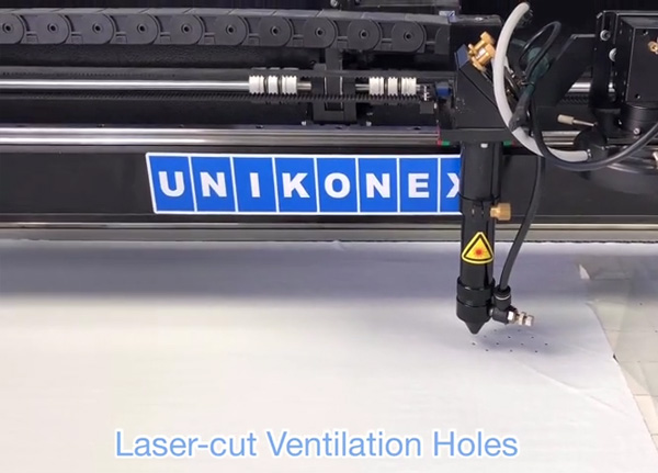 1.5mm ventilation holes laser cutting